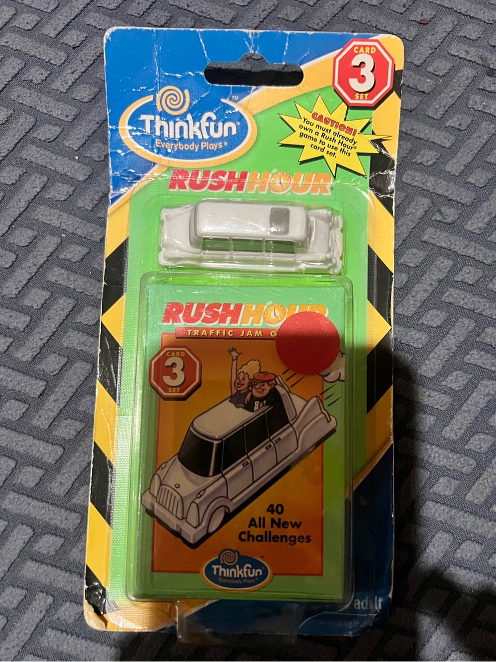 Vintage ThinkFun Rush Hour Card Set 3 (Expansion Pack) 1998